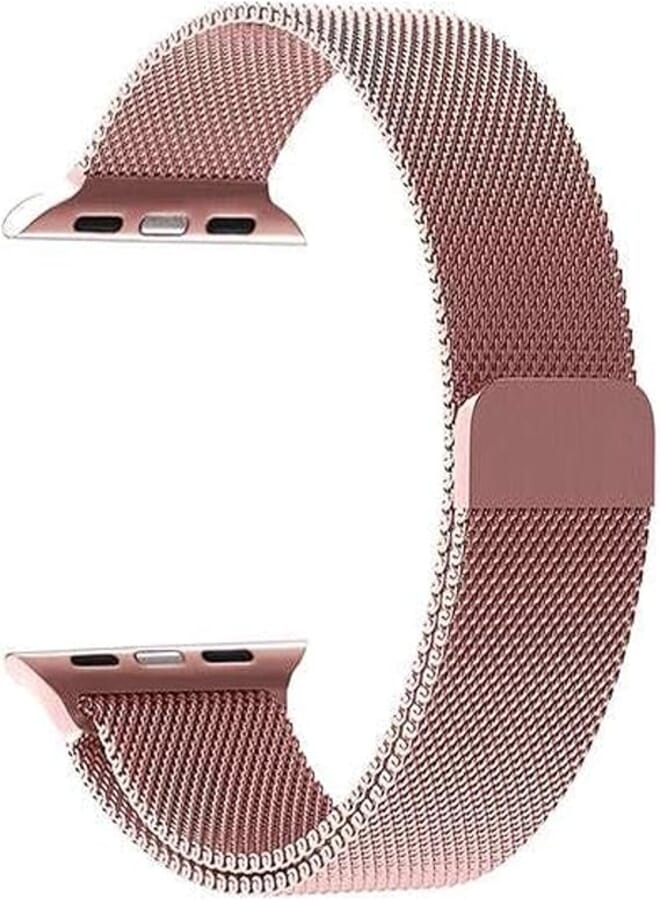 Dragon Watch band 42mm/44mm rose gold adjustable stainless steel mesh wrist strap for iwatch series 5 4 3 2 1, Unisex
